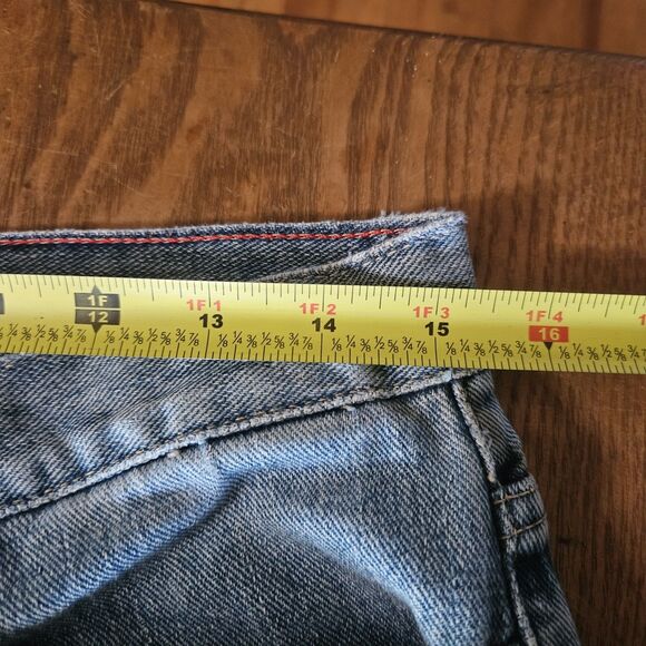 Tommy Hilfiger Boyfriend Jeans Women 6 Cuffed Crop Denim 100% Cotton Y2K - Picture 7 of 13